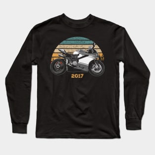 2017 Ducati 1299 Panigale Superleggera Vintage Motorcycle Design Long Sleeve T-Shirt